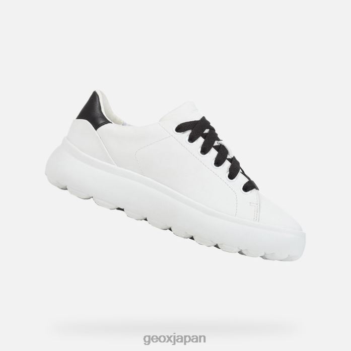 Geox Shoes Japan スフェリカ ec4.1 女性 822JX1689 女性 白黒