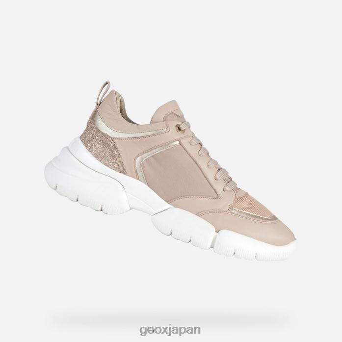 Geox Shoes Japan アダプターw女性 822JX1673 女性 ヌード